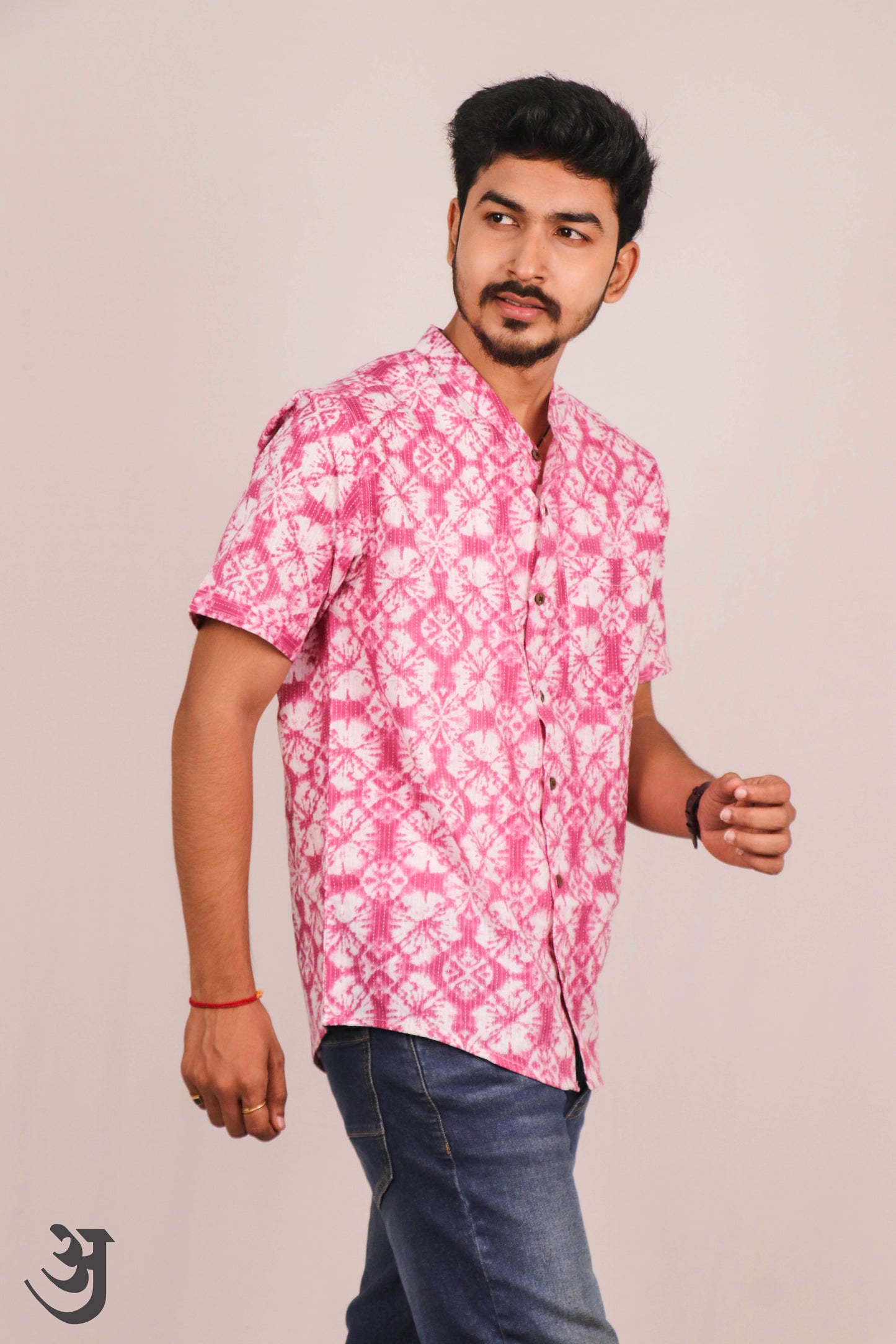 Red Katha Work Shirt
