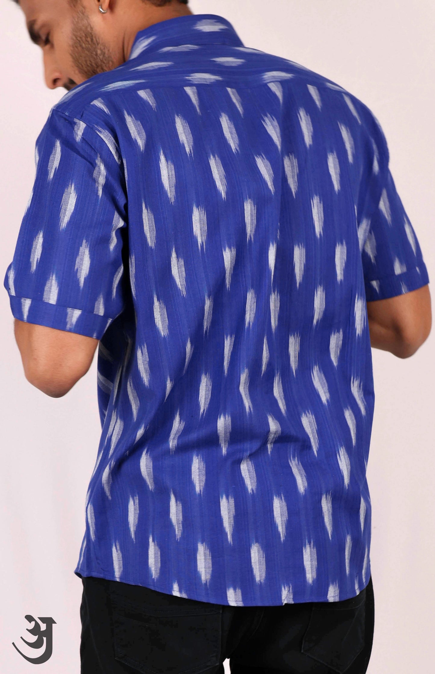 Blue Ikat Shirt