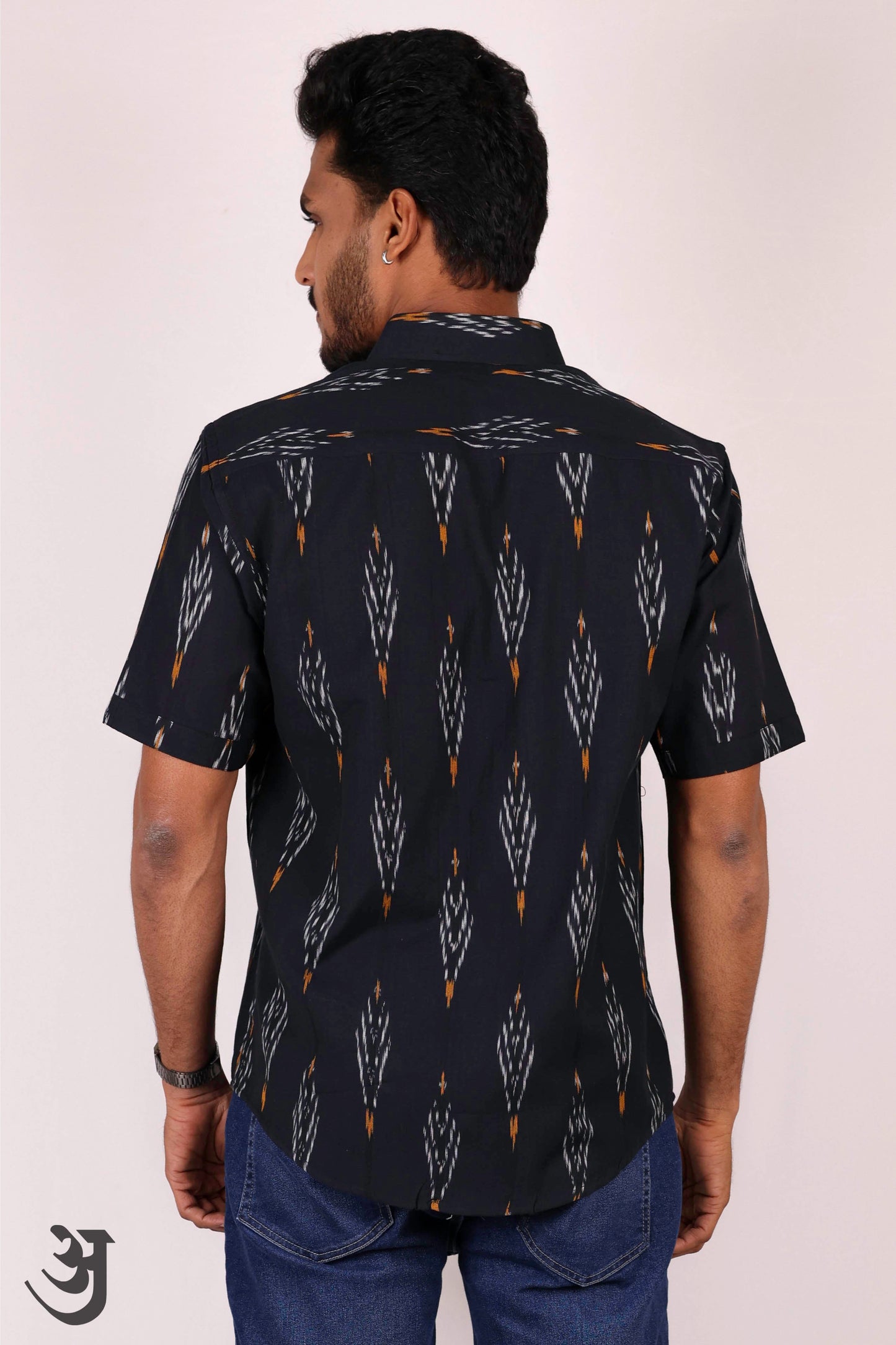 Black Ikat Shirt