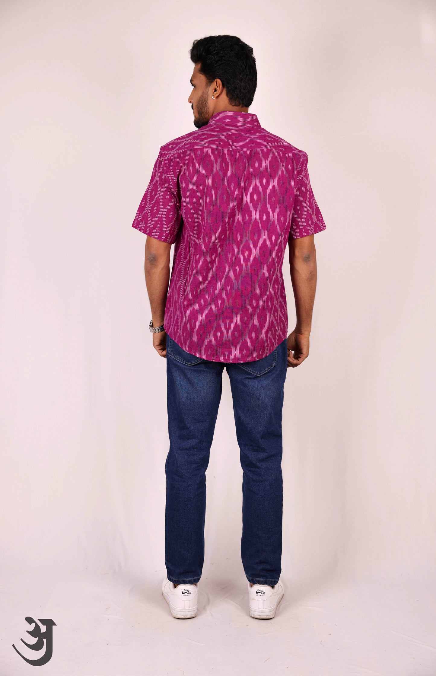 Purple Ikat Shirt