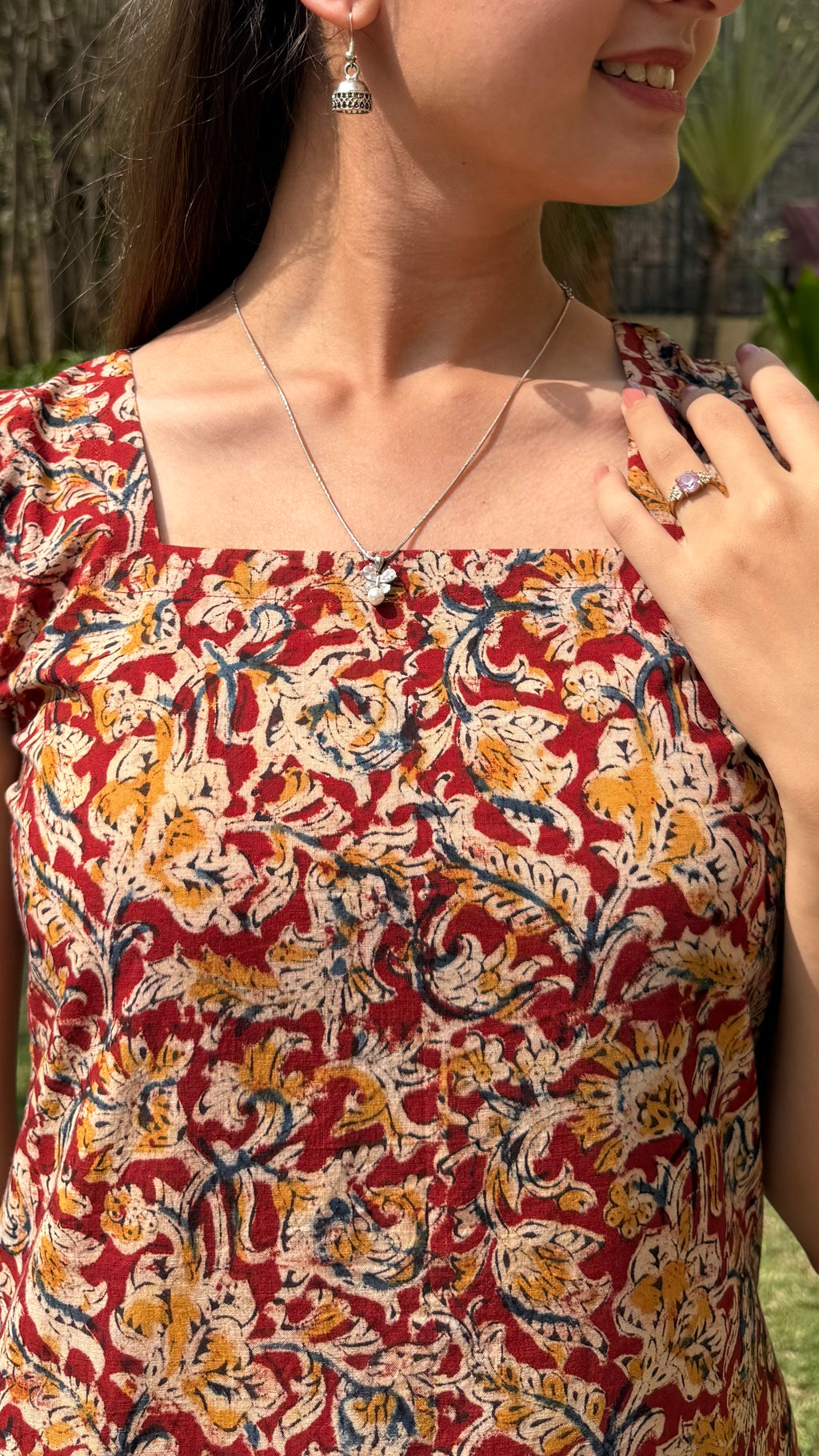 COMBO OF 3 KALAMKARI LONG KURTI