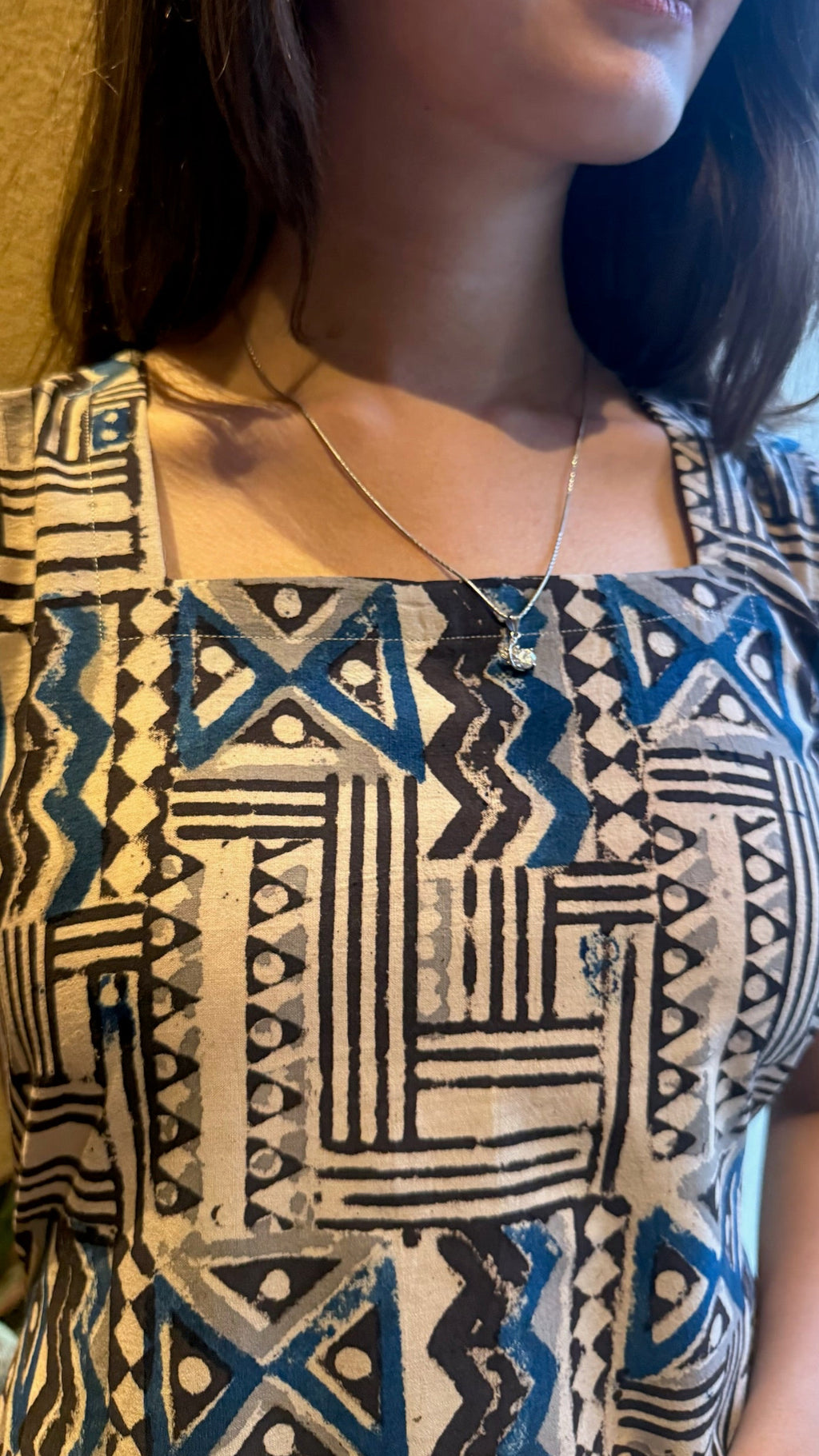 Combo of 2 Kalamkari one piece(with sling bag)