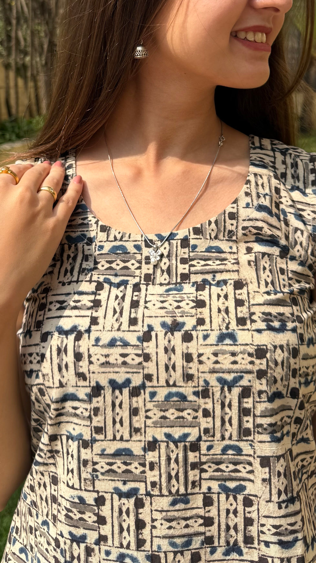 COMBO OF 3 KALAMKARI LONG KURTI