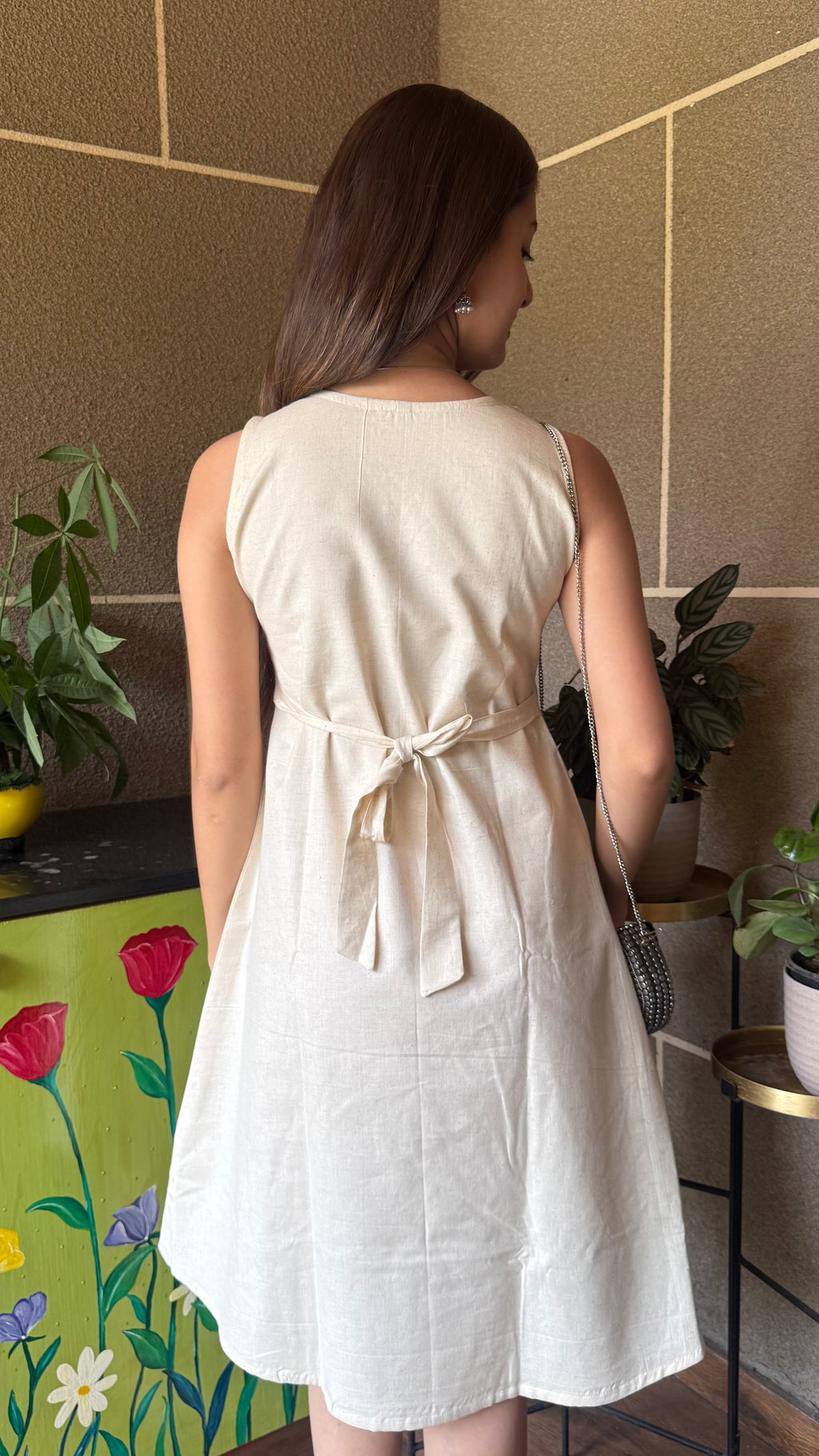 Simple Embroidered One Piece