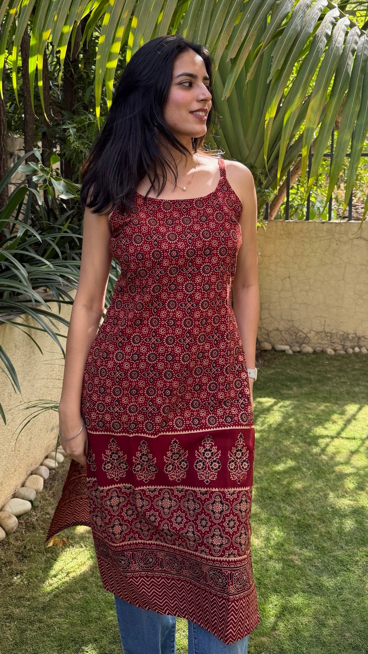 Strappy Kurti Combo of 2(with sling bag)