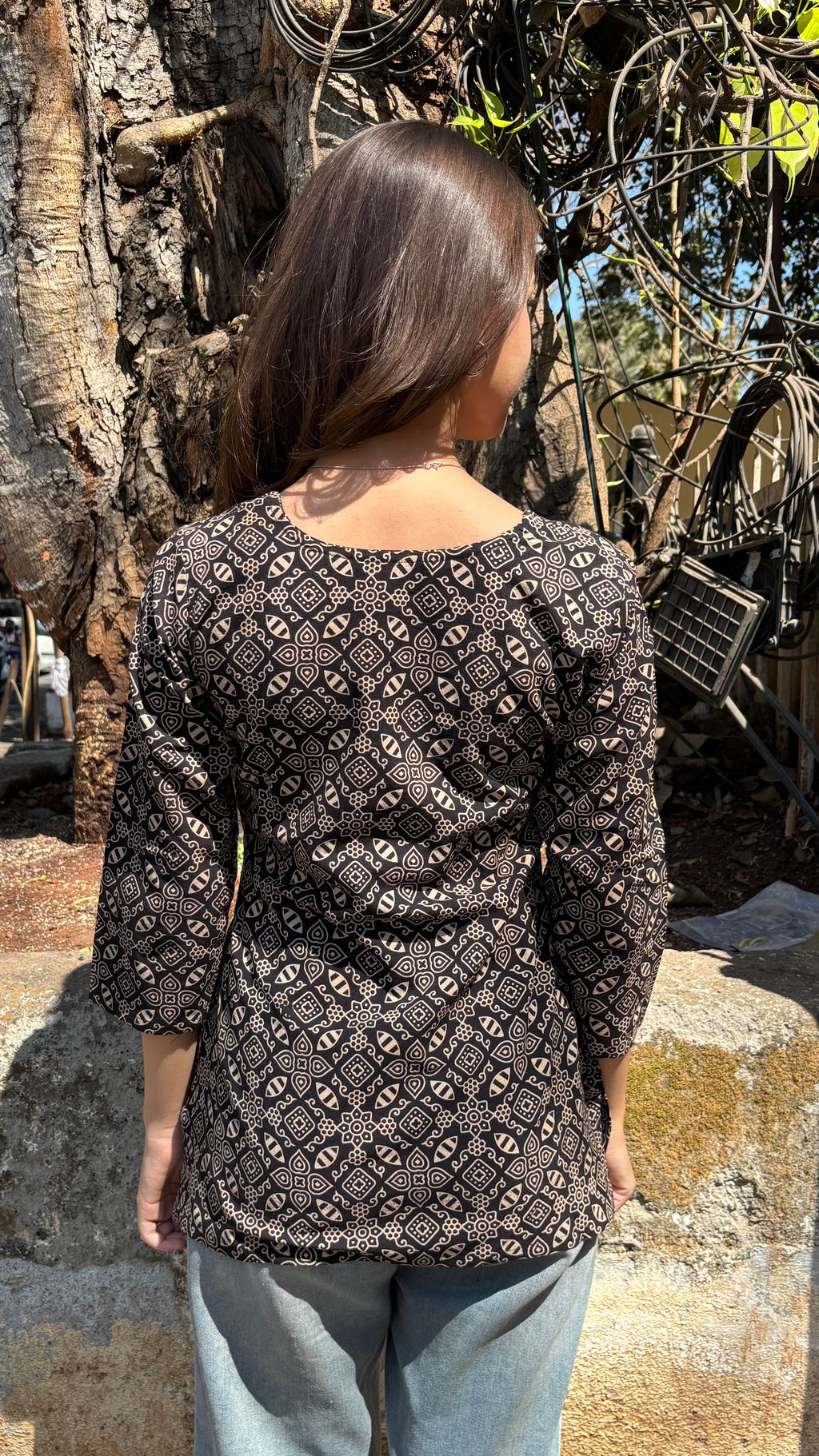 Combo of 2 Short Top 3/4 sleeves(With sling bag)