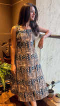 Combo of 2 Kalamkari one piece(with sling bag)