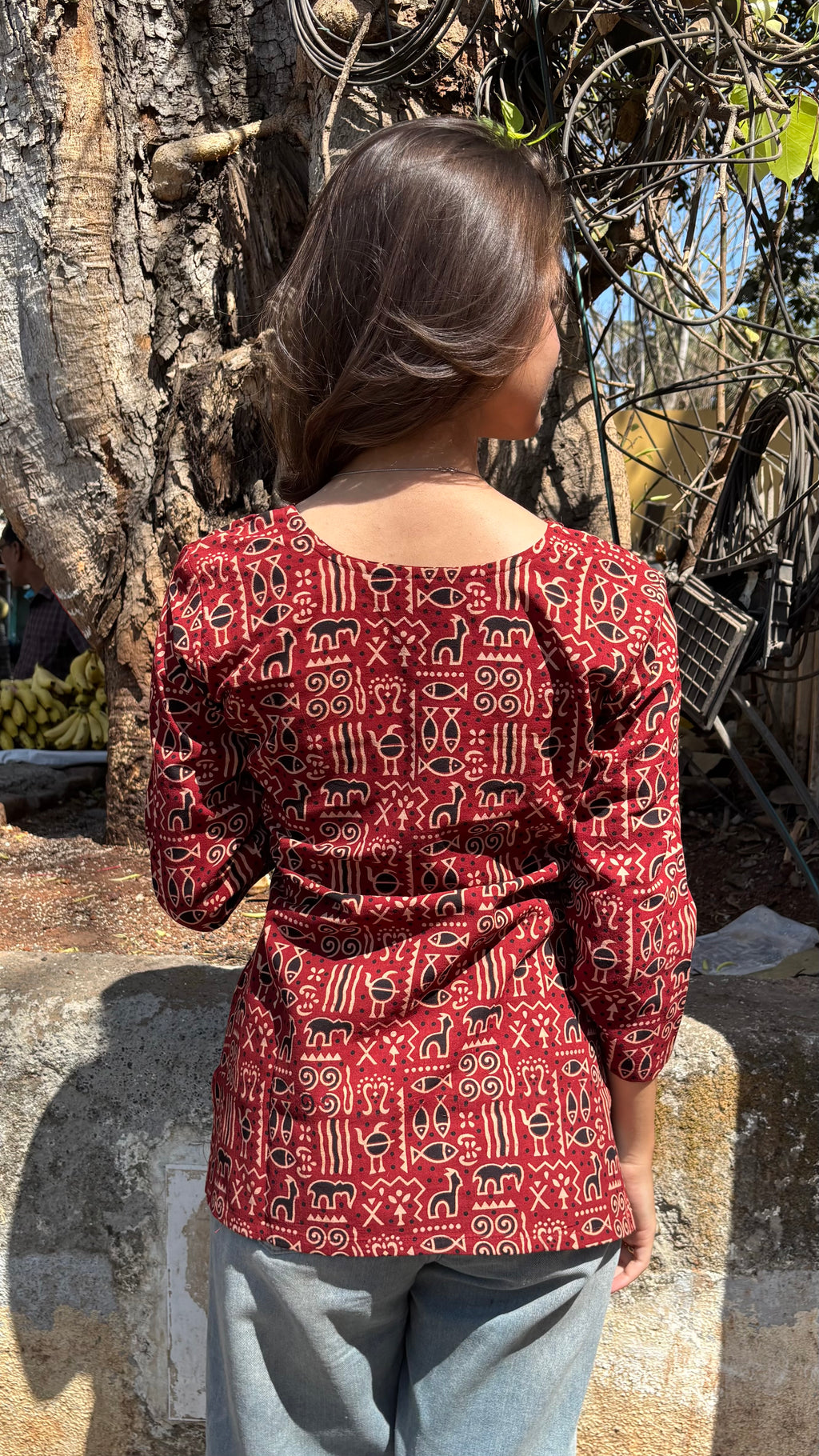 Combo of 2 Short Top 3/4 sleeves(With sling bag)