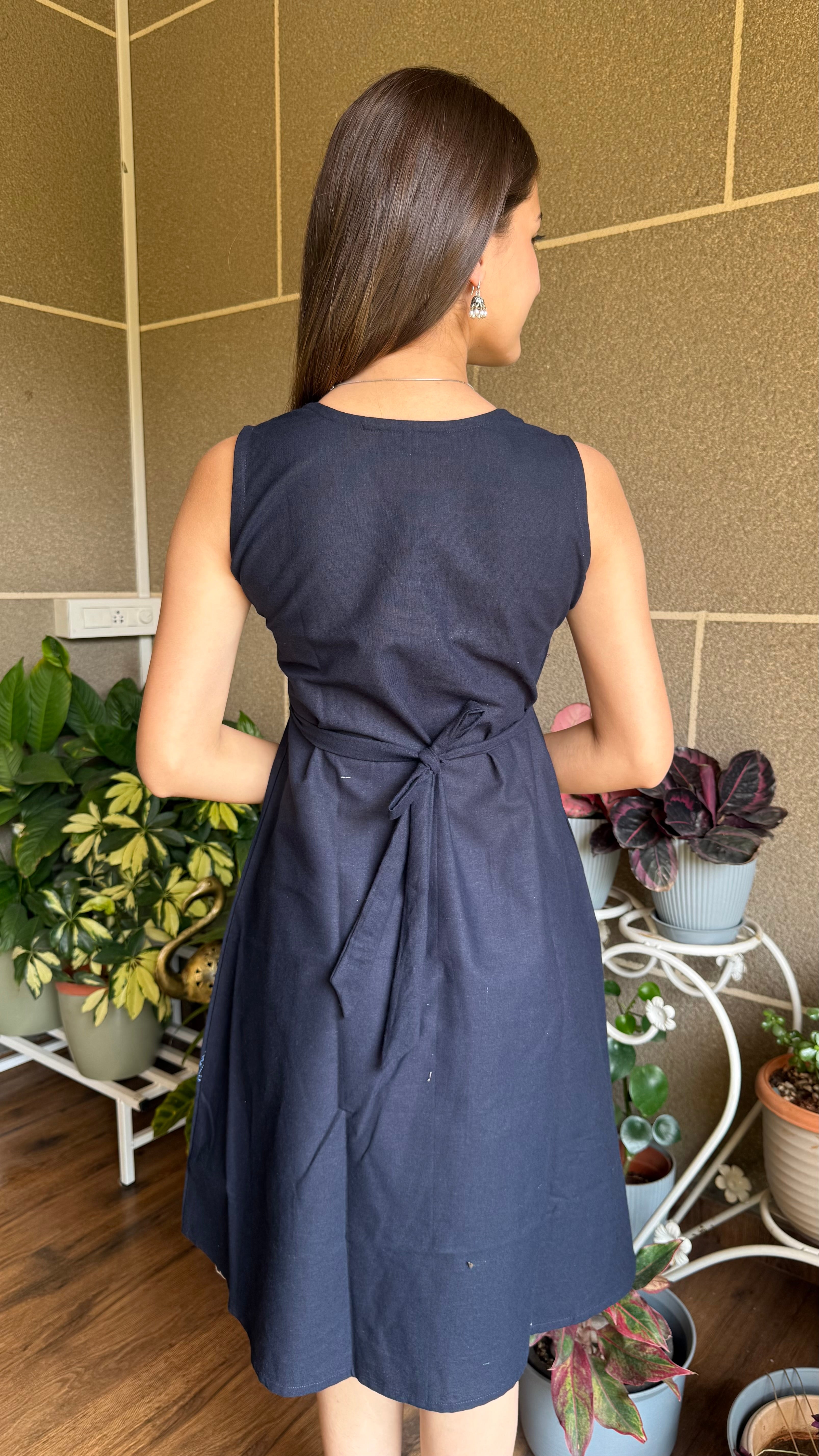 Simple Embroidered One Piece