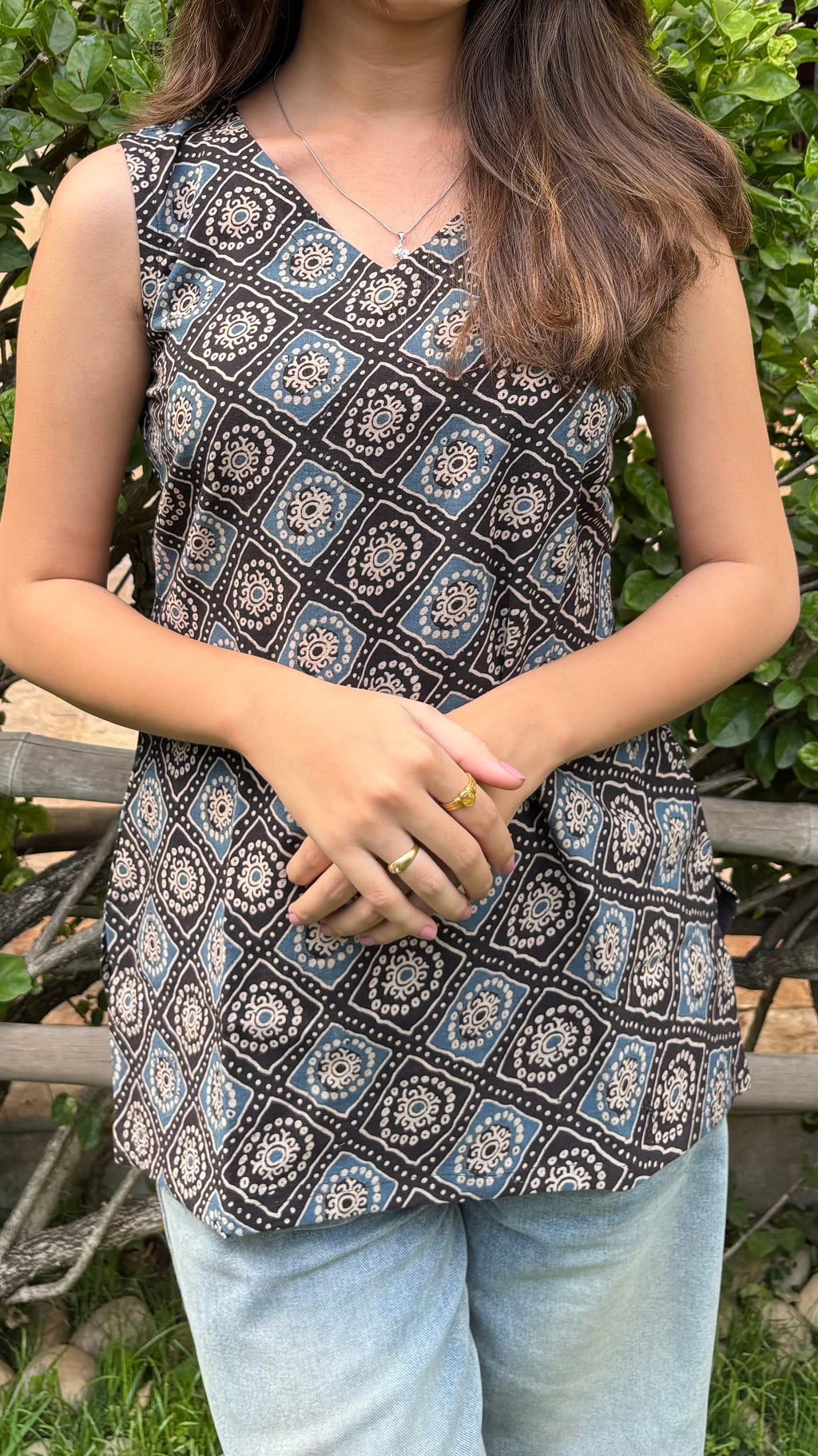 Combo of One piece and Short top (with sling bag) (sleeves inside)