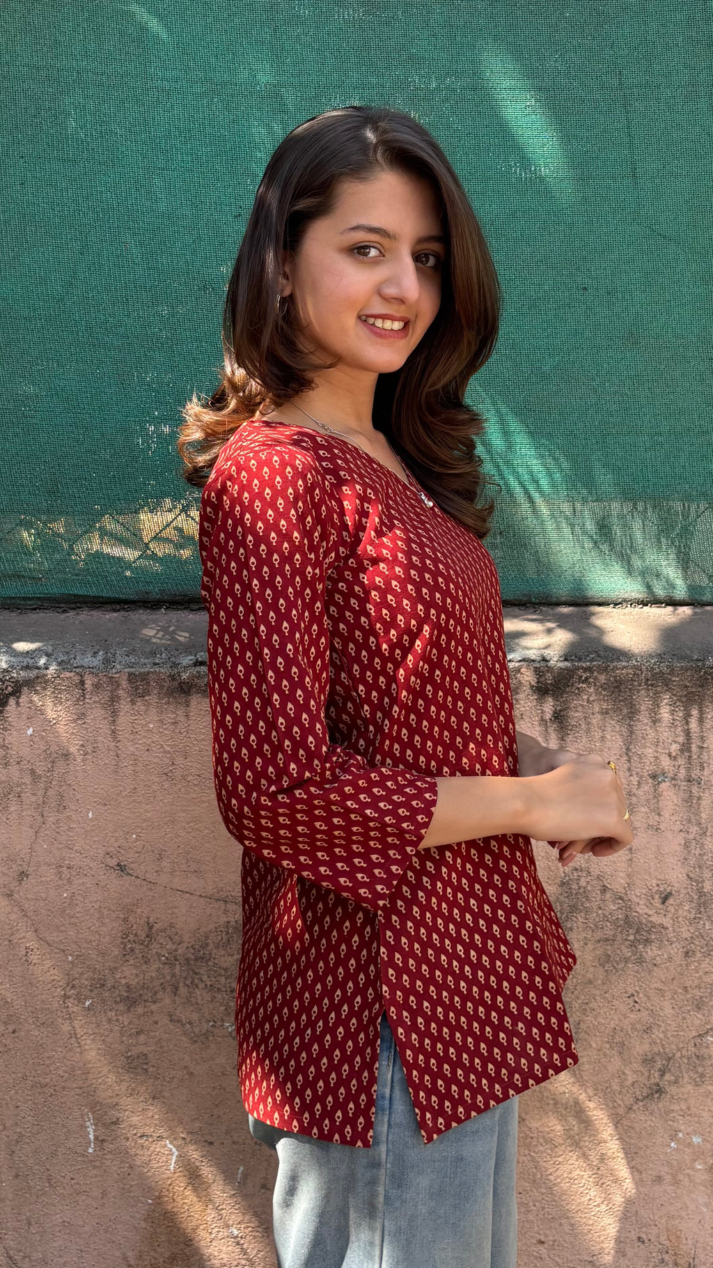 Combo of 2 Short Top 3/4 sleeves(With sling bag)