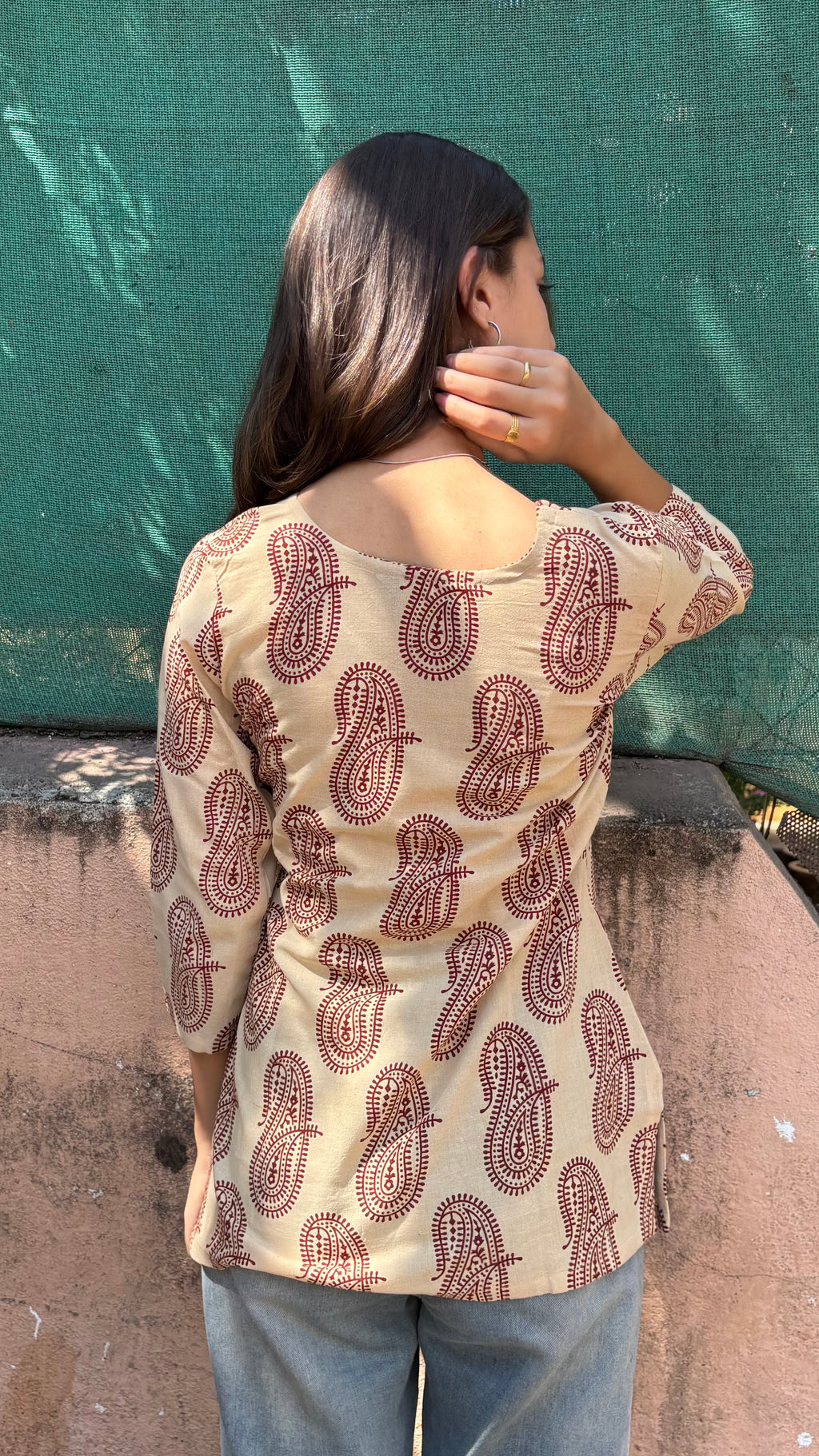 Combo of 2 Short Top 3/4 sleeves(With sling bag)