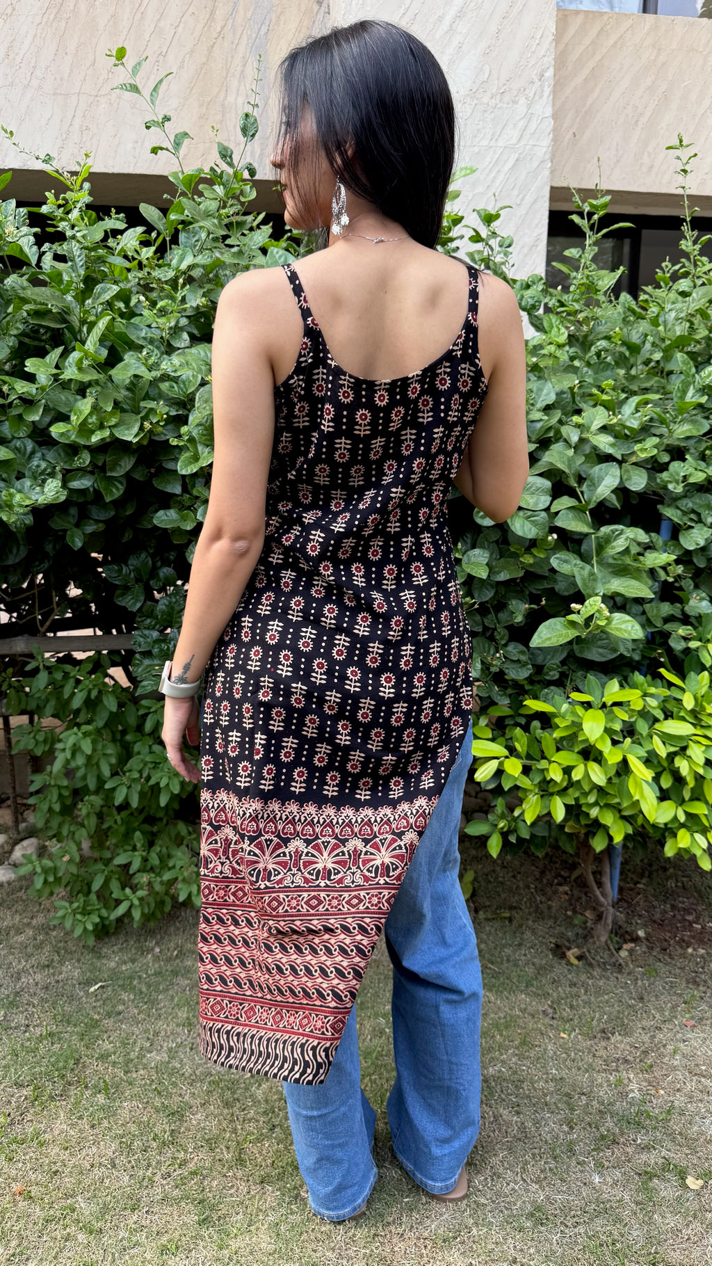 Strappy Kurti Combo of 2(with sling bag)