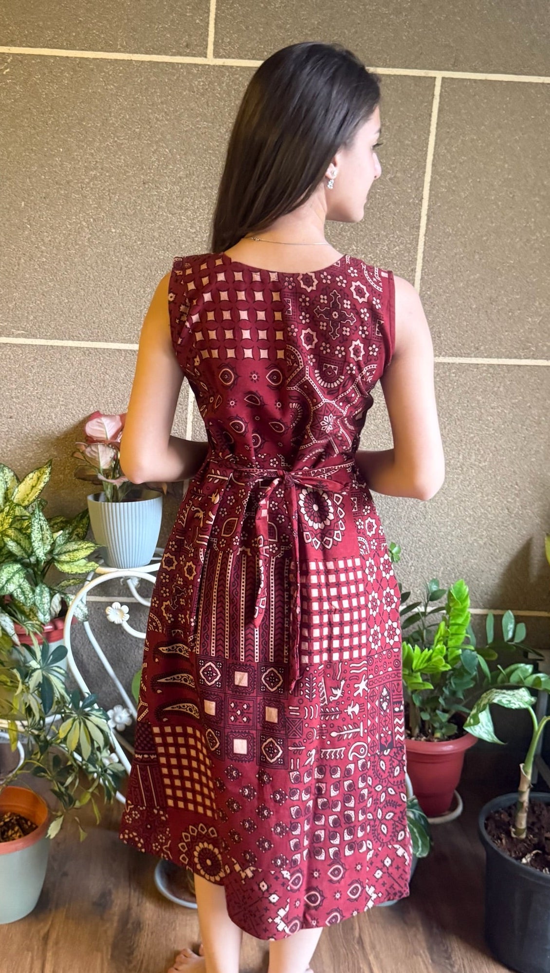 Combo of One piece and Short top (with sling bag) (sleeves inside)