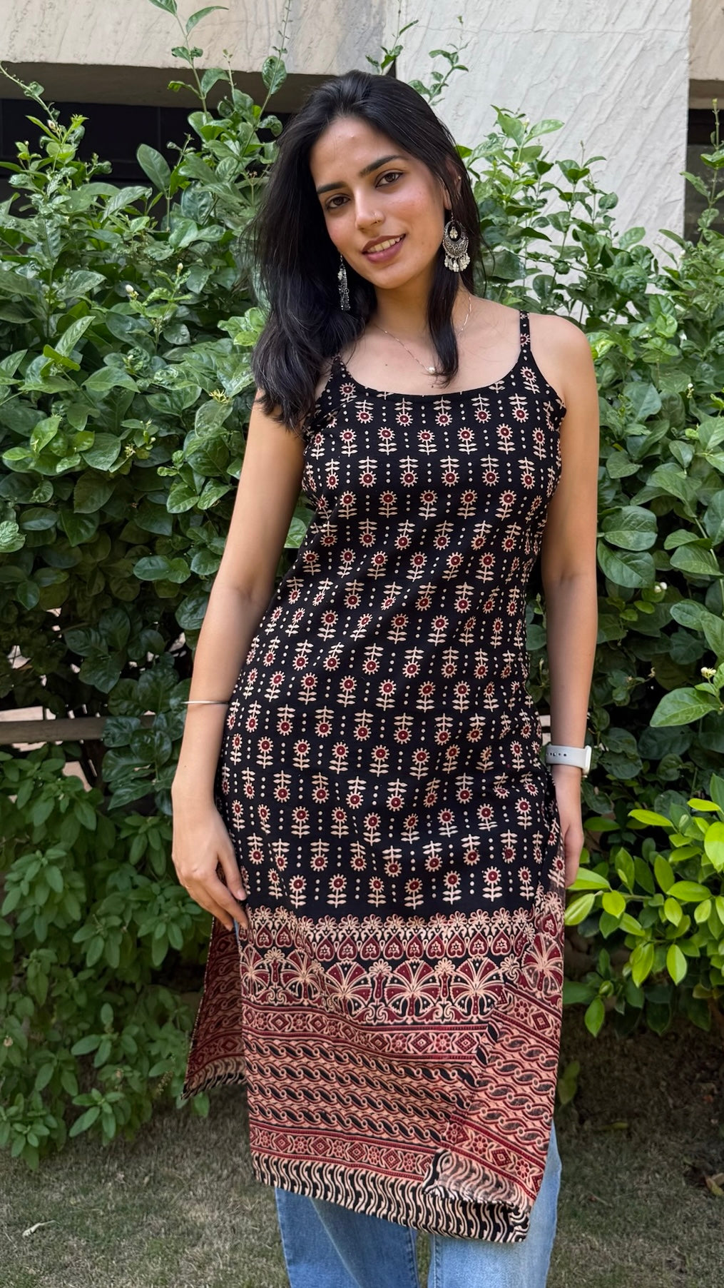 Strappy Kurti Combo of 2(with sling bag)