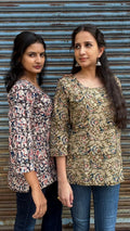 Combo of 2 kalamkari short tops (sling bag)