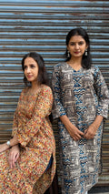 Combo of 2 Long Kurta 3/4 sleeves(With sling bag)
