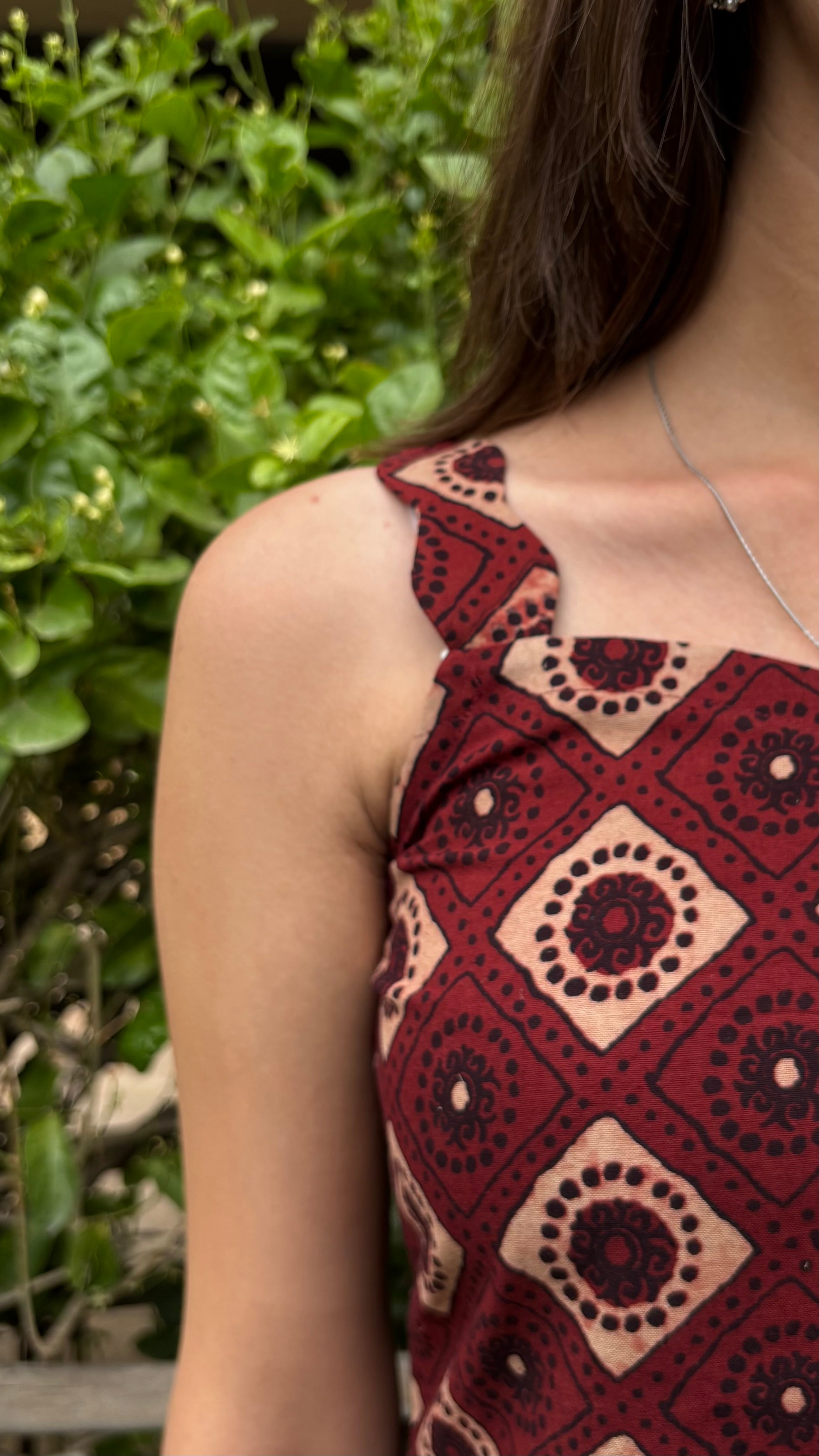 Combo of One piece and Short top (with sling bag)