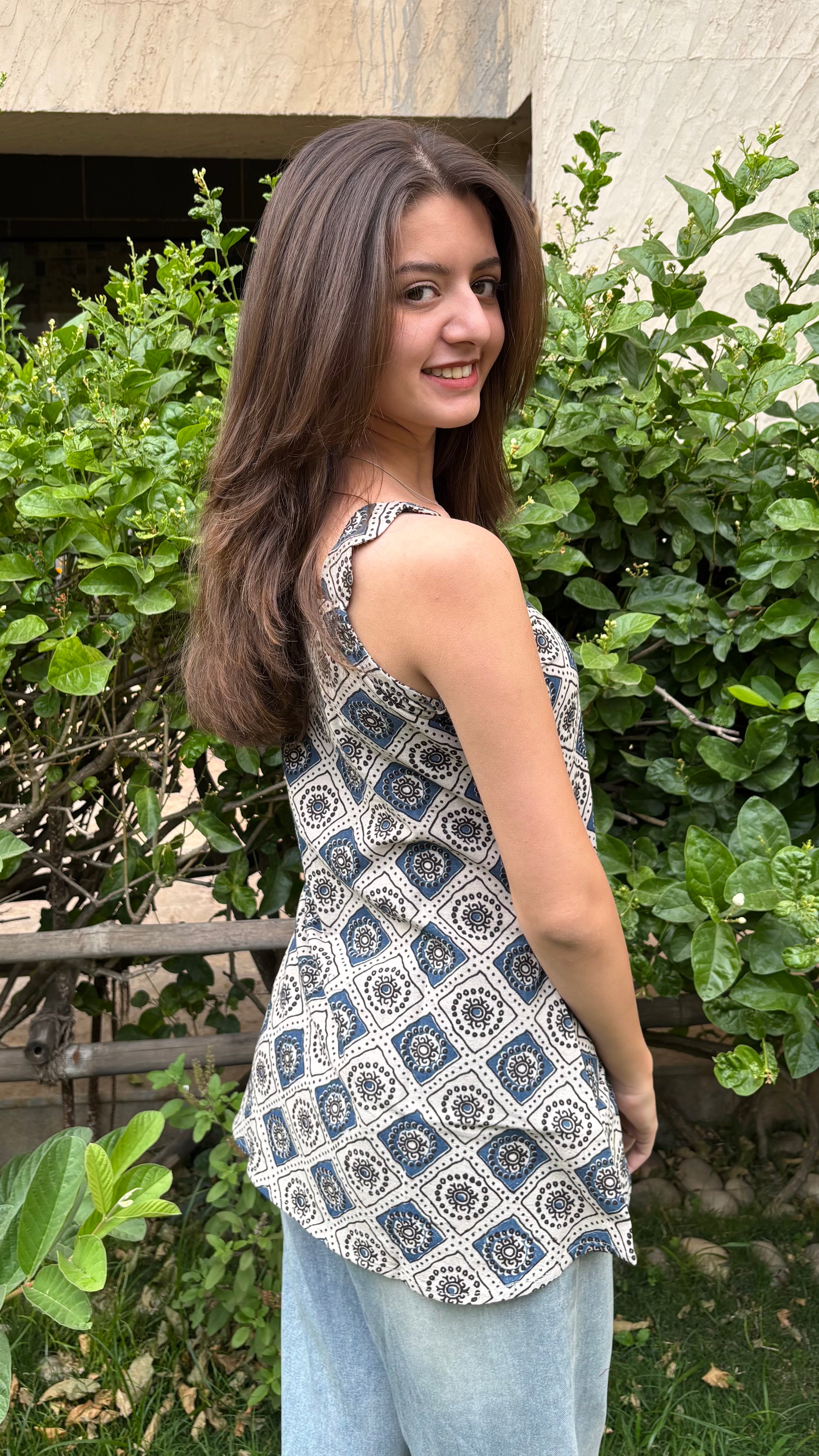 Combo of One piece and Short top (with sling bag)