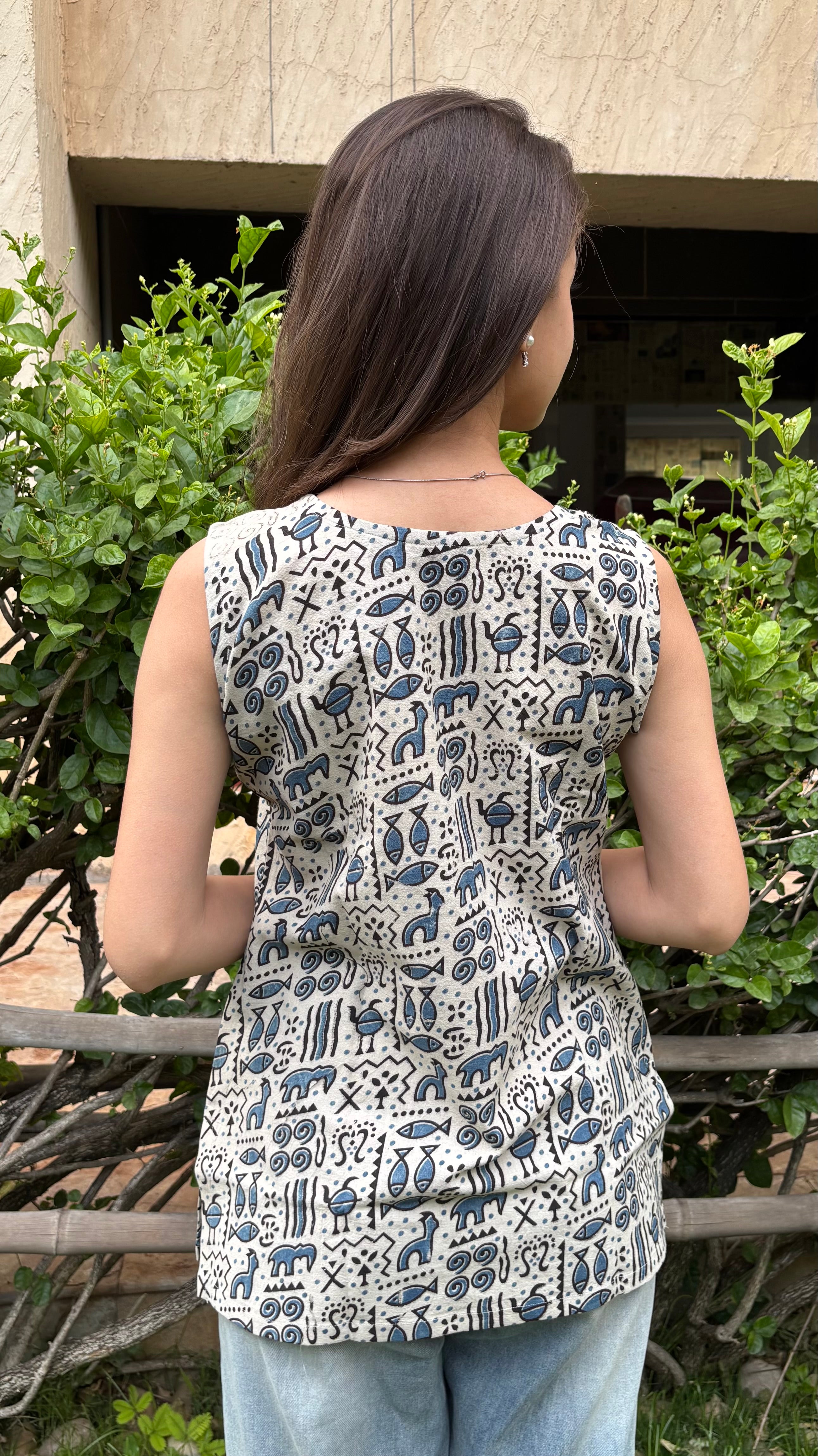 Combo of One piece and Short top (with sling bag) (sleeves inside)