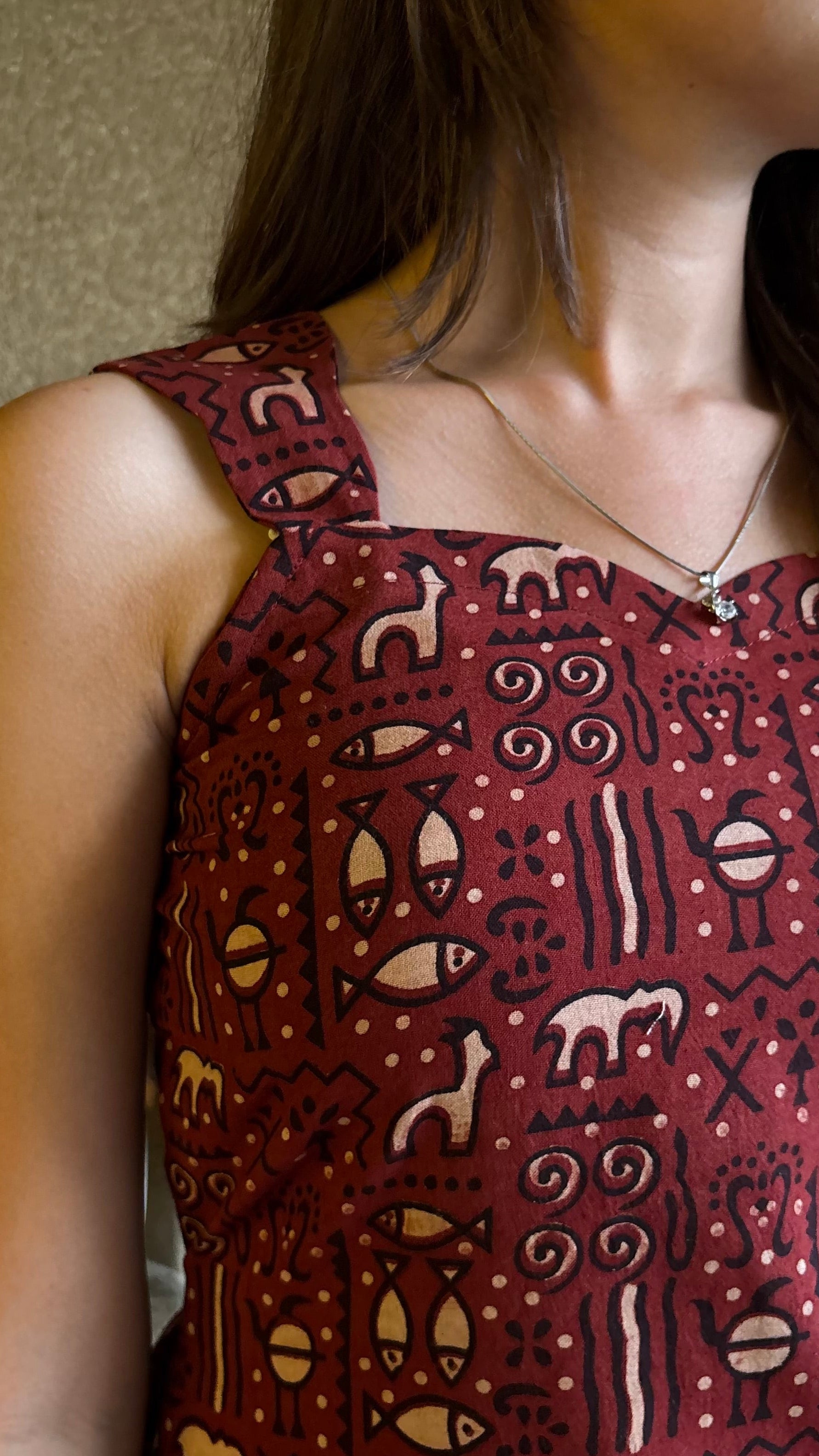 Combo of One piece and Short top (with sling bag)