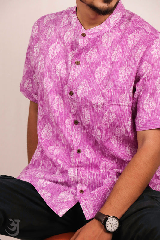 Purple Katha Work Shirt