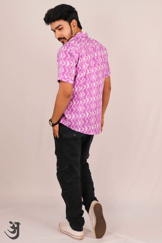 Purple Katha Work Shirt