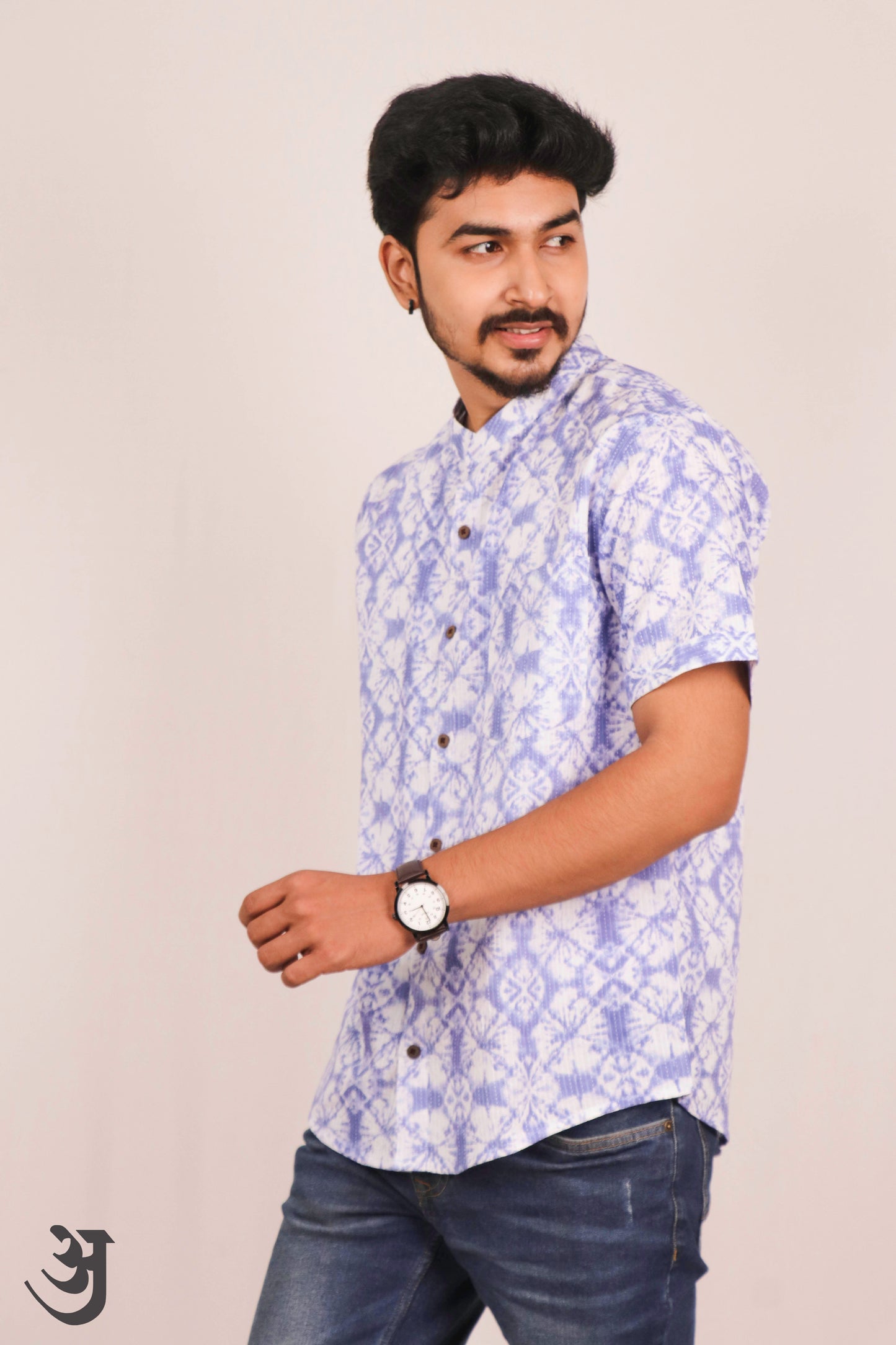 Blue Katha work shirt