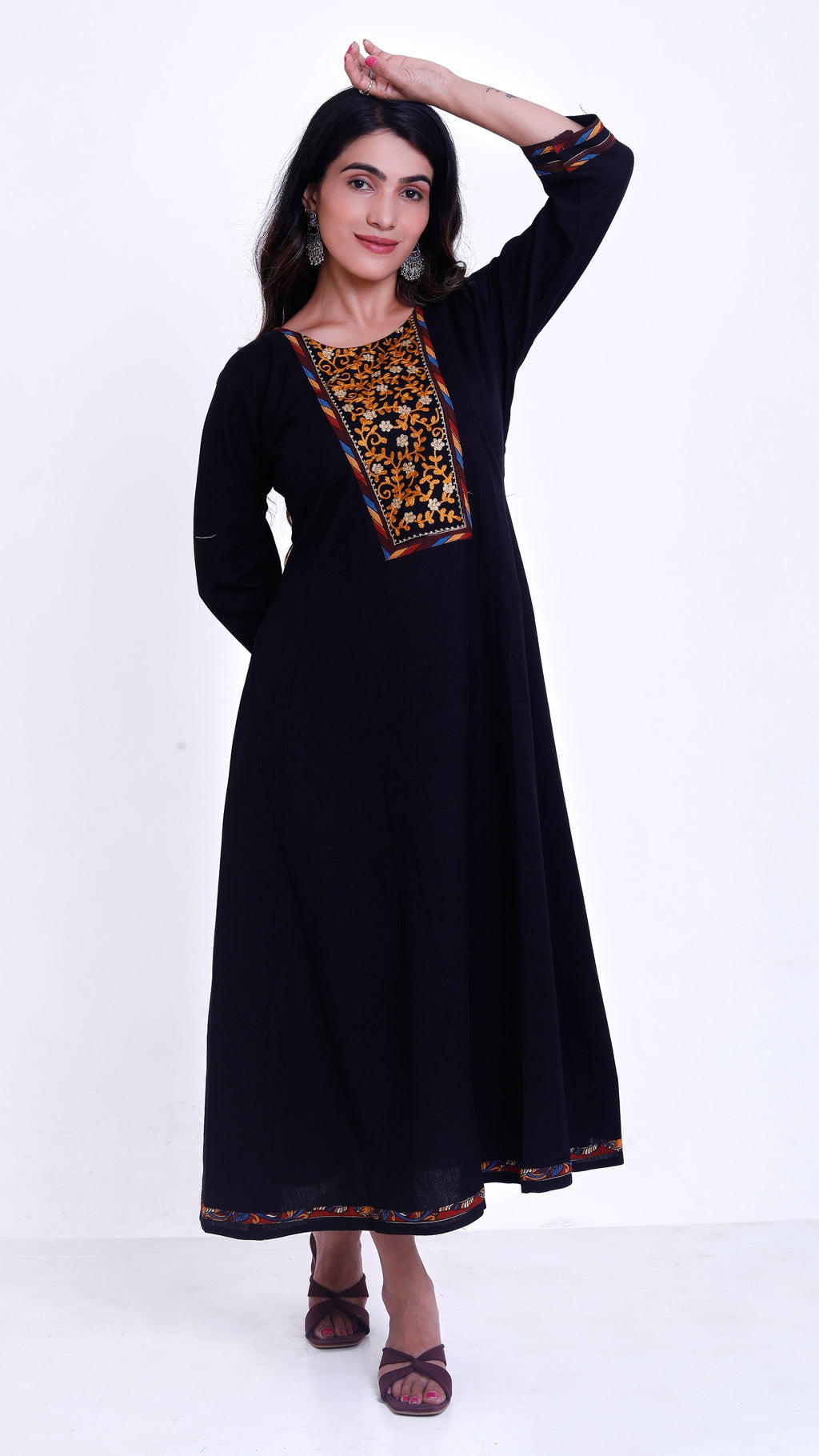 Black long one piece