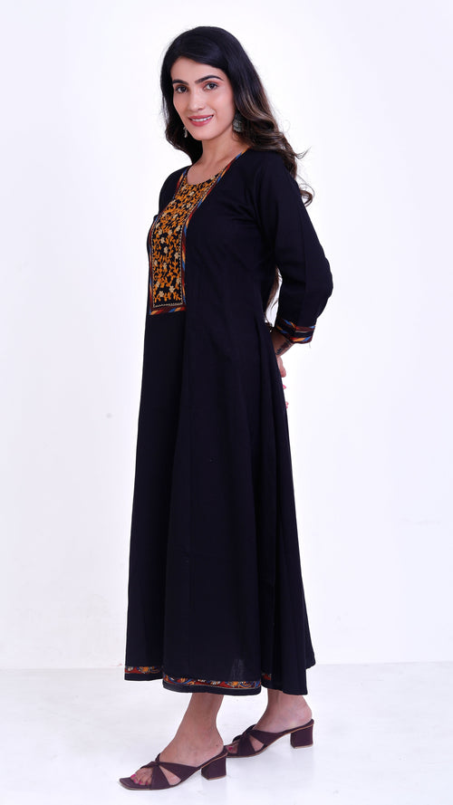 Black long one piece